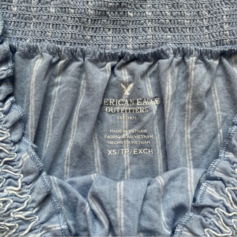 American Eagle Outfitters | Stripped Off Shoulder Top - Picture 3 of 4